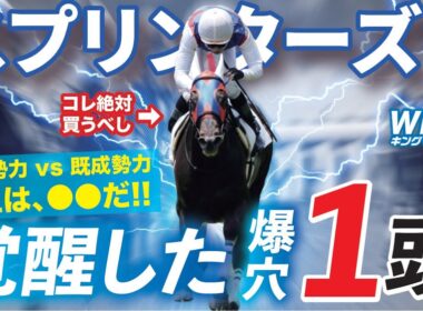スプリンターズＳ 2025【穴馬/予想】覚醒！見えたぞ頂点！「☆あの馬」がスプリントの時代を動かす