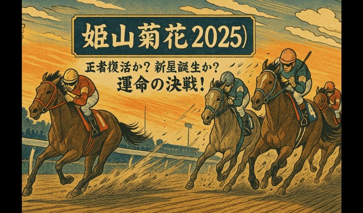 【2025年 姫山菊花賞 予想！】 王者ラッキードリーム復活なるか？ 全6頭 徹底分析！
