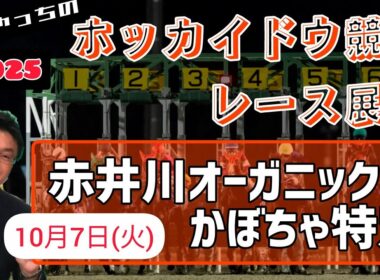 【2025ホッカイドウ競馬】10月7日(火)ホッカイドウ競馬レース展望～赤井川オーガニックかぼちゃ特別【門別競馬】