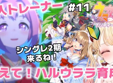 【steam版】泣ける？教えて！ハルウララ育成(後編)この子はどんな子？完全初見🔰ウマ娘プリティーダービー🏇アニメ『シングレ』を見てウマ娘にハマった新人トレーナーです！＃１１【VTuber】