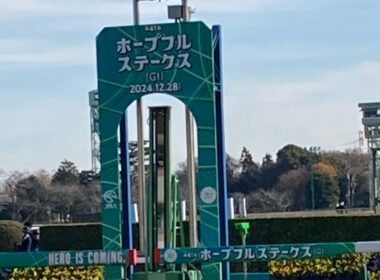 第41回ホープフルステークスのファンファーレ