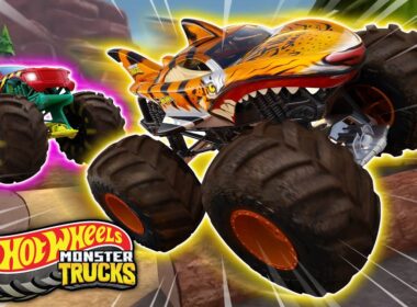 ホットウィール モンスタートラック | チャンピオンズカップでのメガマウンテンチャレンジ！