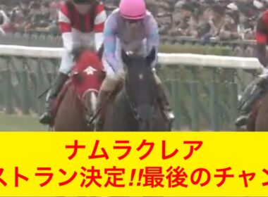 【競馬】ナムラクレアが高松宮記念2026でラストラン！ファンはローテをどう思う！？【競馬の反応集】