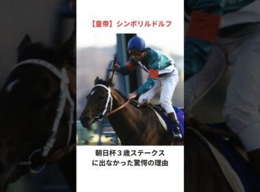 【皇帝シンボリルドルフ】朝日杯３歳ステークスに出なかった驚愕の理由