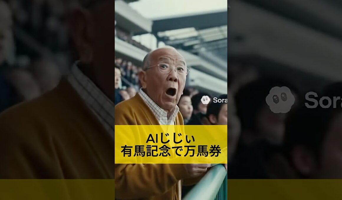 AIじじぃ、有馬記念で万馬券!? 最後の瞬間がヤバすぎたwww