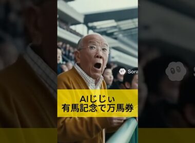 AIじじぃ、有馬記念で万馬券!? 最後の瞬間がヤバすぎたwww
