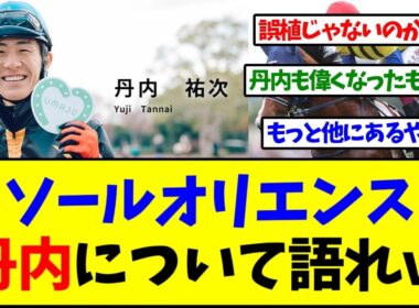 天皇賞秋 ソールオリエンス丹内について語れｗｗｗ【反応集】