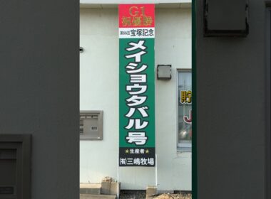 地元も祝福 第66回宝塚記念優勝 メイショウタバル号