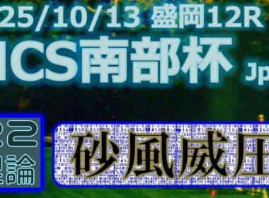 マイルチャンピオンシップ南部杯予想（2025年10月13日盛岡12R）by R2理論