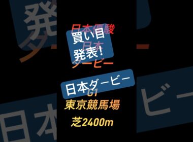 日本ダービー馬場は乾く！#ダービー#ウマデショ #中央競馬予想 #東京競馬予想 #ダービー馬#万馬券#競馬