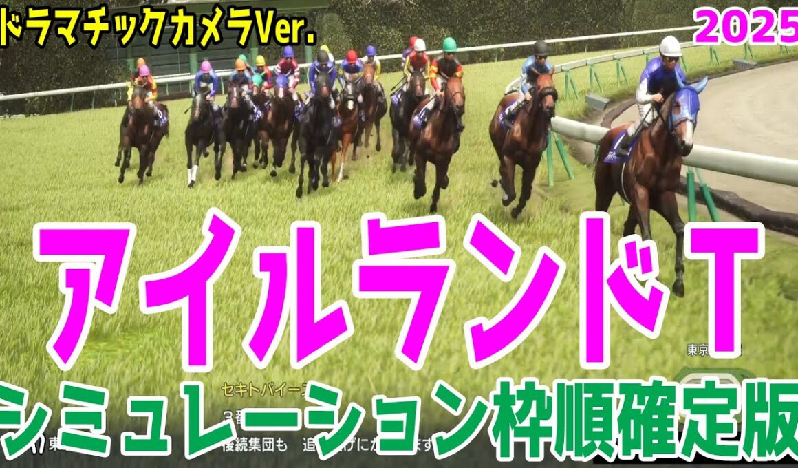【アイルランドトロフィー2025】シミュレーション枠順確定版【ドラマチックカメラVer.】エリザベス女王杯・マイルCSへ続く牝馬限定戦！豪華メンバーのレースを徹底攻略する！！【競馬予想】アイルランドT