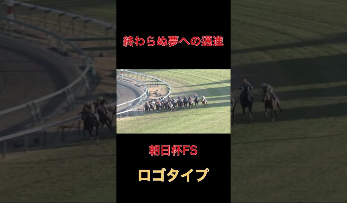 終わらぬ夢への邁進ロゴタイプ【朝日杯FS】#競馬#朝日杯フューチュリティステークス