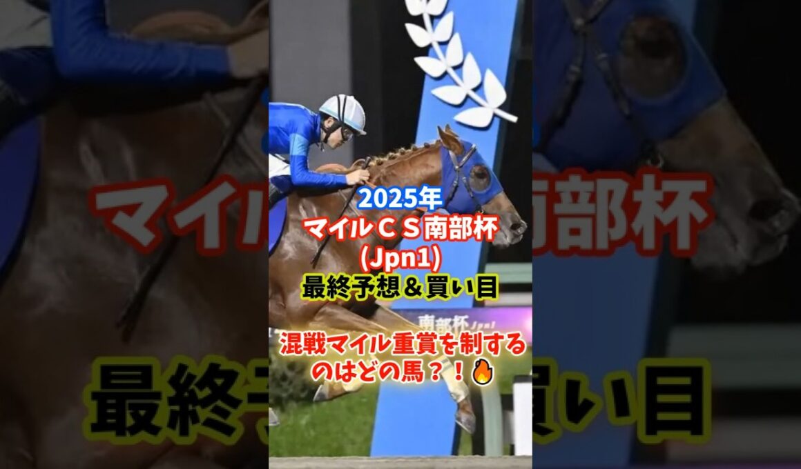 ㊗️動画100本🎊マイルCS南部杯2025最終予想＆買い目🤓#競馬#競馬予想 #地方競馬 #地方競馬予想 #万馬券 #中央競馬予想 #盛岡競馬#馬券