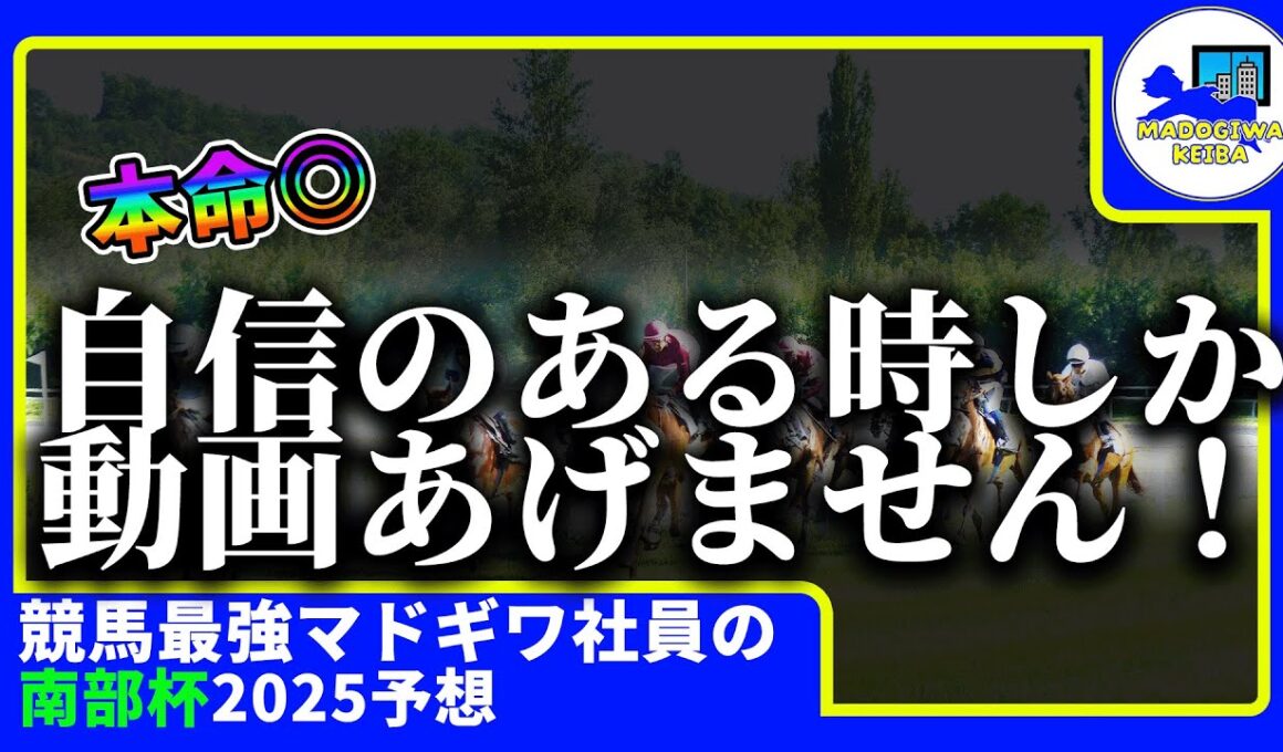 【南部杯　2025　予想】自信がある時にしか動画をあげない窓際、南部杯の動画を出す！！#ニート　#競馬予想　#馬券のミカタ　#窓際　#マドギワ#南部杯 #g1