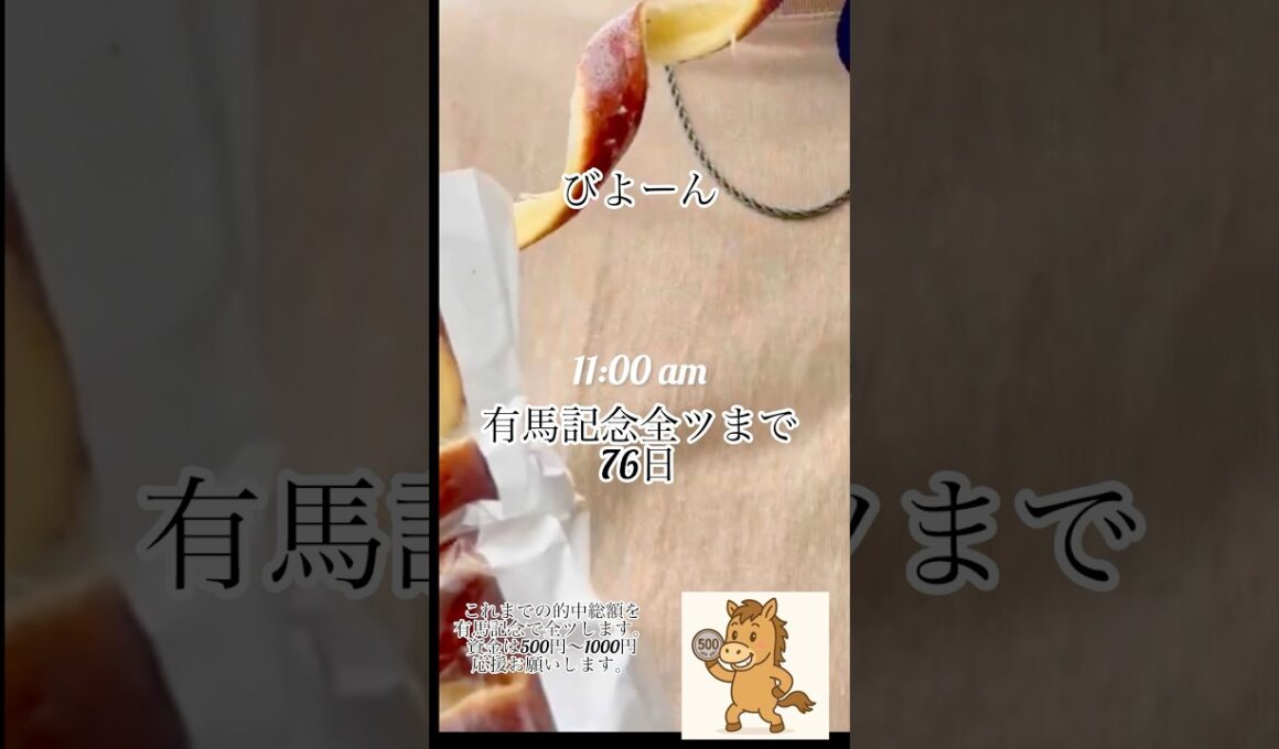 有馬記念への道　残り76日# #競馬 #競馬予想#有馬記念#美観地区#馬券
