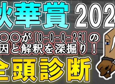 【秋華賞2025 全頭診断】「内回り」を意識しすぎない方が良い！？大混戦の3歳牝馬3冠レース最終戦を制するのは…！ ～血統×タイム分析×レース回顧で見る全頭診断～【リュウタロウ/競馬Vtuber】