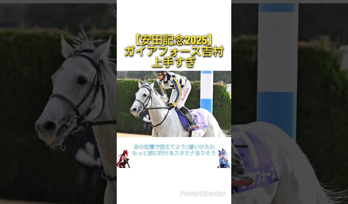 【安田記念2025】ガイアフォース吉村上手すぎ　#競馬