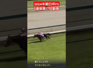 【朝日杯FS（G1）3連単買い目動画】 #競馬#朝日杯FS#3連単#穴党 #必見