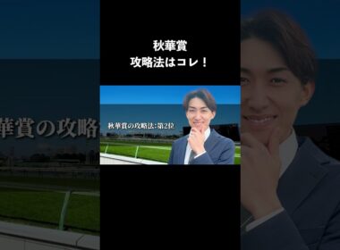 秋華賞2025年攻略法 1