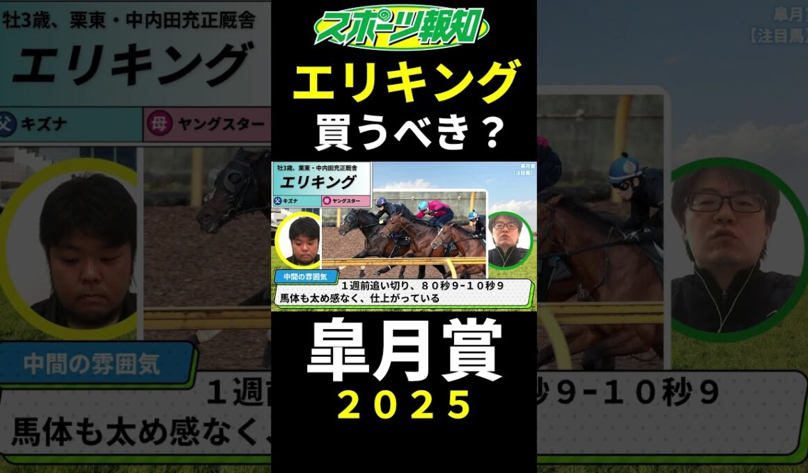 【皐月賞2025】エリキングは買うべき？クロワデュノールのライバルを徹底検証