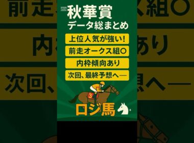 【徹底分析】【G1】秋華賞を過去データより分析します‼️ #秋華賞 #競馬初心者 #競馬 #中央競馬予想