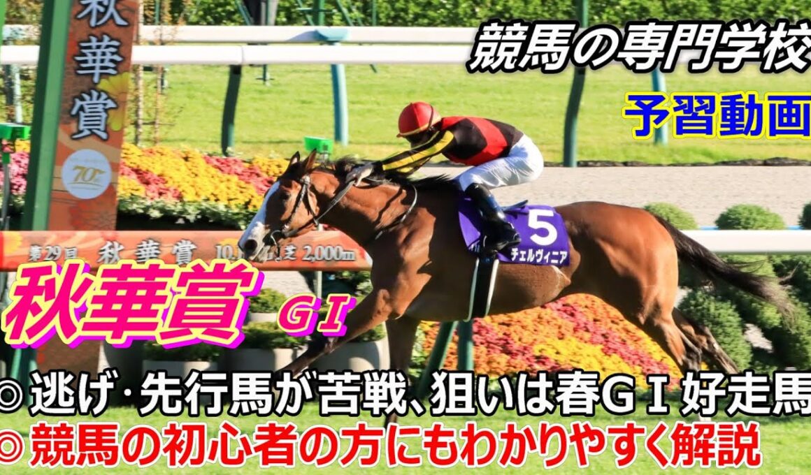 【秋華賞2025】予習動画 狙いは春のGⅠで好走した馬達 競馬の初心者の方にもわかりやすく解説