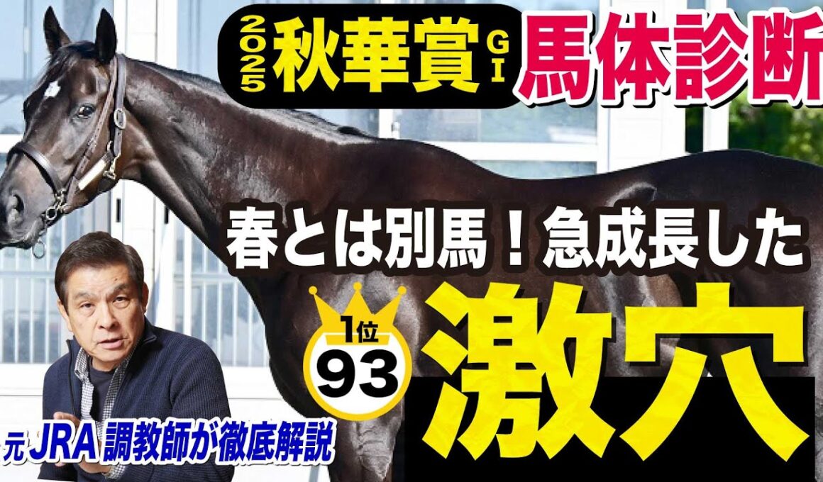 【秋華賞2025】中村均元調教師が馬体診断ベスト５を発表　カムニャックは５位…抽選馬にも注目馬がいる！《東スポ競馬》