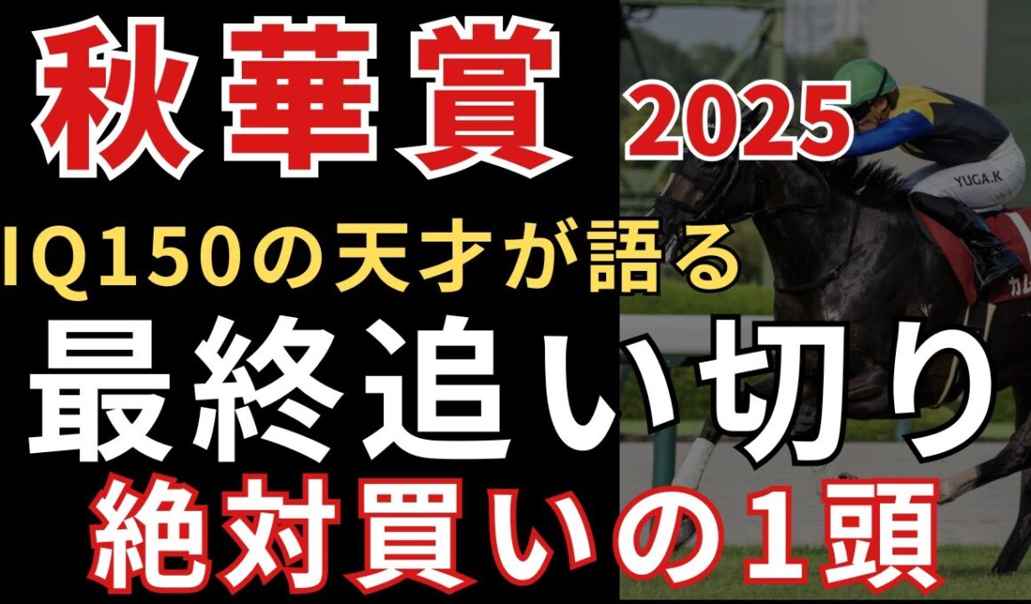 【秋華賞2025 予想】最終追い切り徹底解説！注目すべき1頭