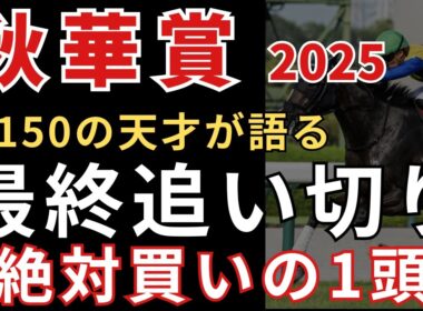 【秋華賞2025 予想】最終追い切り徹底解説！注目すべき1頭
