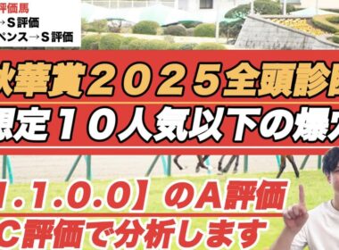 【秋華賞2025全頭診断】カムニャックは盤石も……穴予想なら「1.1.0.0」データ該当の想定10人気以下