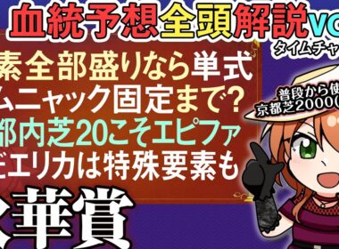 秋華賞 2025 京都芝2000基礎講座＆エリカエクスプレス用の馬券戦略!?カムニャック隙無し！全馬解説vol.1 #四条大学血統ゼミ🏇🧬