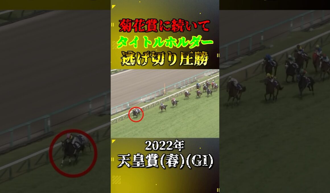 タイトルホルダー【2022年天皇賞(春)(GI)】#競馬 #shorts #タイトルホルダー #天皇賞春