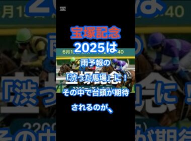 【宝塚記念2025】宝塚記念今年は重馬場適性が鍵#競馬  #競馬好きと繋がりたい  #中央競馬予想 #g1＃宝塚記念 #ウマ娘 #競馬＃穴馬考察