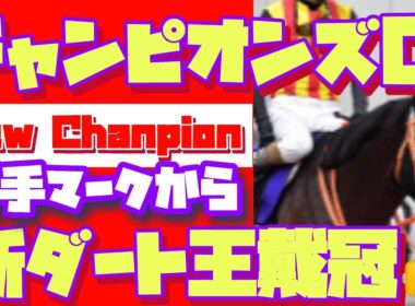 【チャンピオンズカップ　勝ちに行きます！】いくらじゃぱんの勝ち馬を探せ！