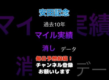 【安田記念2025】マイル実績からの消しデータ！#安田記念 #競馬予想 #馬券