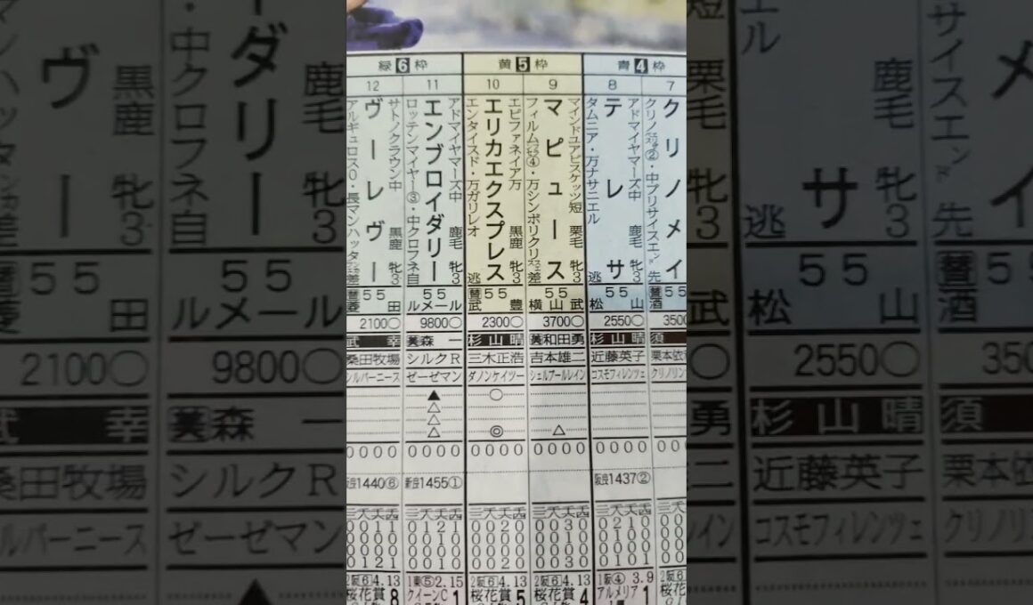 競馬予想（秋華賞）