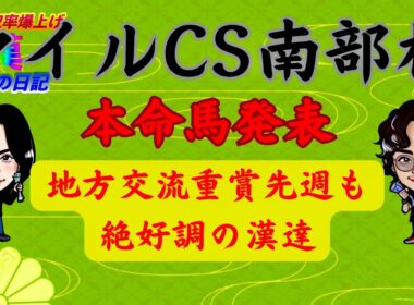 【JPN1】マイルCS南部杯2025本命馬発表！豪華メンバーの中で勝つのはこの馬