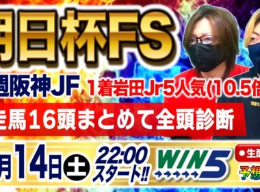 【朝日杯フューチュリティステークス 2024】今回も当てます〜G1勝つ為に来日しました〜【ヤスアジTV】