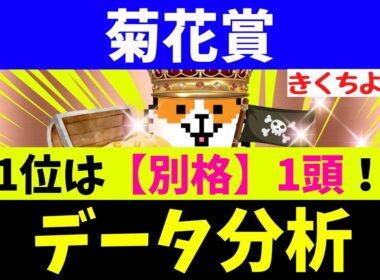 【菊花賞 2025】データ徹底分析！【注目馬BEST 10】第1位は【別格】の1頭！