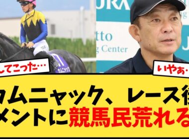 【秋華賞】 カムニャック、川田騎手陣営のレース後コメントが…【競馬反応集】