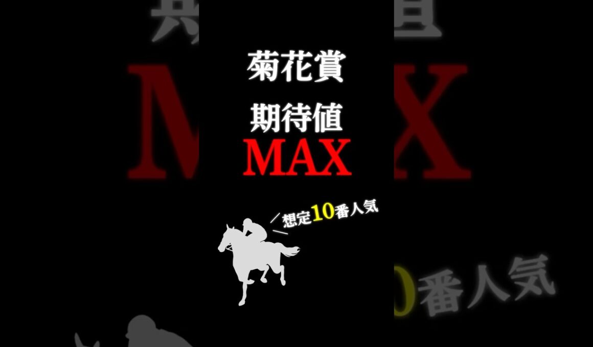 【菊花賞2025】最も期待値の大きい穴馬！ #競馬 #競馬予想 #jra #穴馬予想 #菊花賞 #菊花賞2025 #菊花賞2025予想 #ミラージュナイト #shorts