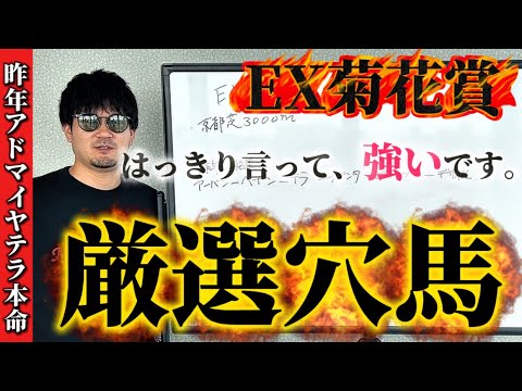 【競馬予想】菊花賞、強い穴馬見つけました。
