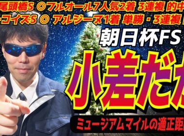 【朝日杯フューチュリティステークス2024】 小差だが、私の本命馬が勝ちます！！ミュージアムマイルの距離適正は！？【競馬予想/全頭診断】