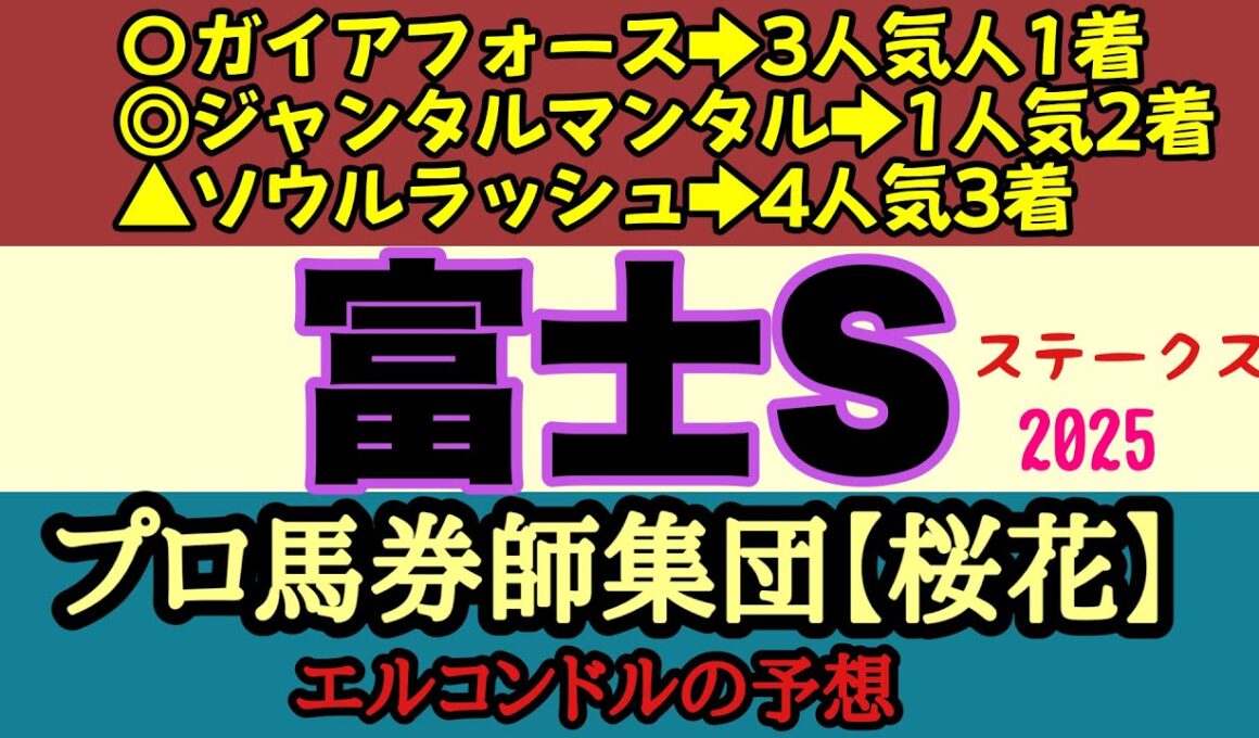 エルコンドル氏の富士ステークス2025予想！！昨年のマイルG1馬ソウルラッシュと安田記念覇者ジャンタルマンタルが秋を見据えて始動！斤量が共に重いがG1馬の意地を見せるか！