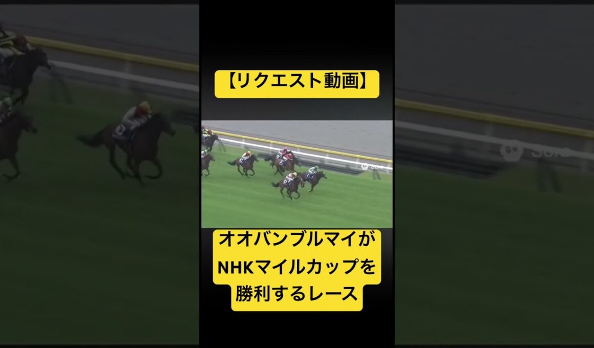 【リクエスト動画】2023年のNHKマイルカップ、オオバンブルマイが勝利するレース #ai #競馬 #nhkマイルカップ #オオバンブルマイ #実況中継