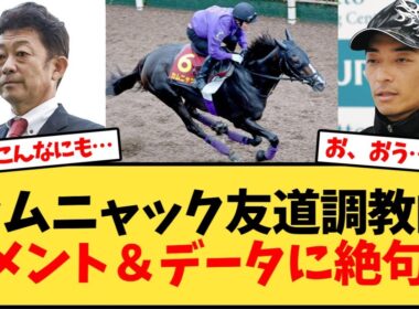 【秋華賞】 カムニャック友道調教師コメント＆データに絶句…【競馬反応集】