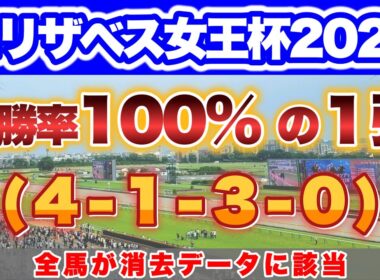 【G1 エリザベス女王杯2024の過去＆消去データ】全馬が消去データに該当するという異例の事態 #競馬予想  #データ競馬  #レガレイラ