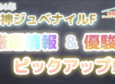【2024阪神ジュベナイルフィリーズ】厳選情報＆優駿ピックアップ