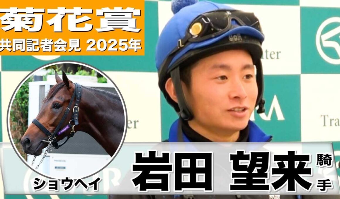 【菊花賞2025】ショウヘイ・岩田望来騎手「レースセンスがいい」「折り合いが鍵、京都コースと相性がいい」《JRA共同会見》