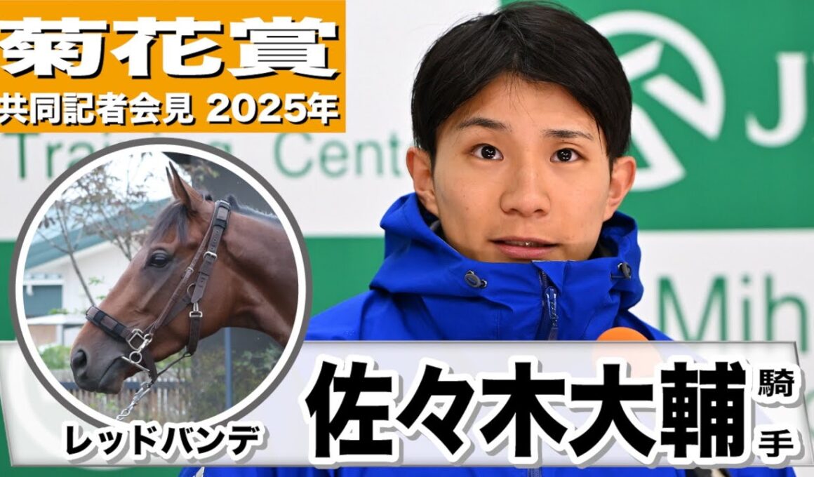 【菊花賞2025】レッドバンデ・佐々木大輔騎手「いい意味でぴりっとしてきた」「こちらの要望に沿った乗り方が実践でできるところがこの馬の強み」《JRA共同会見》